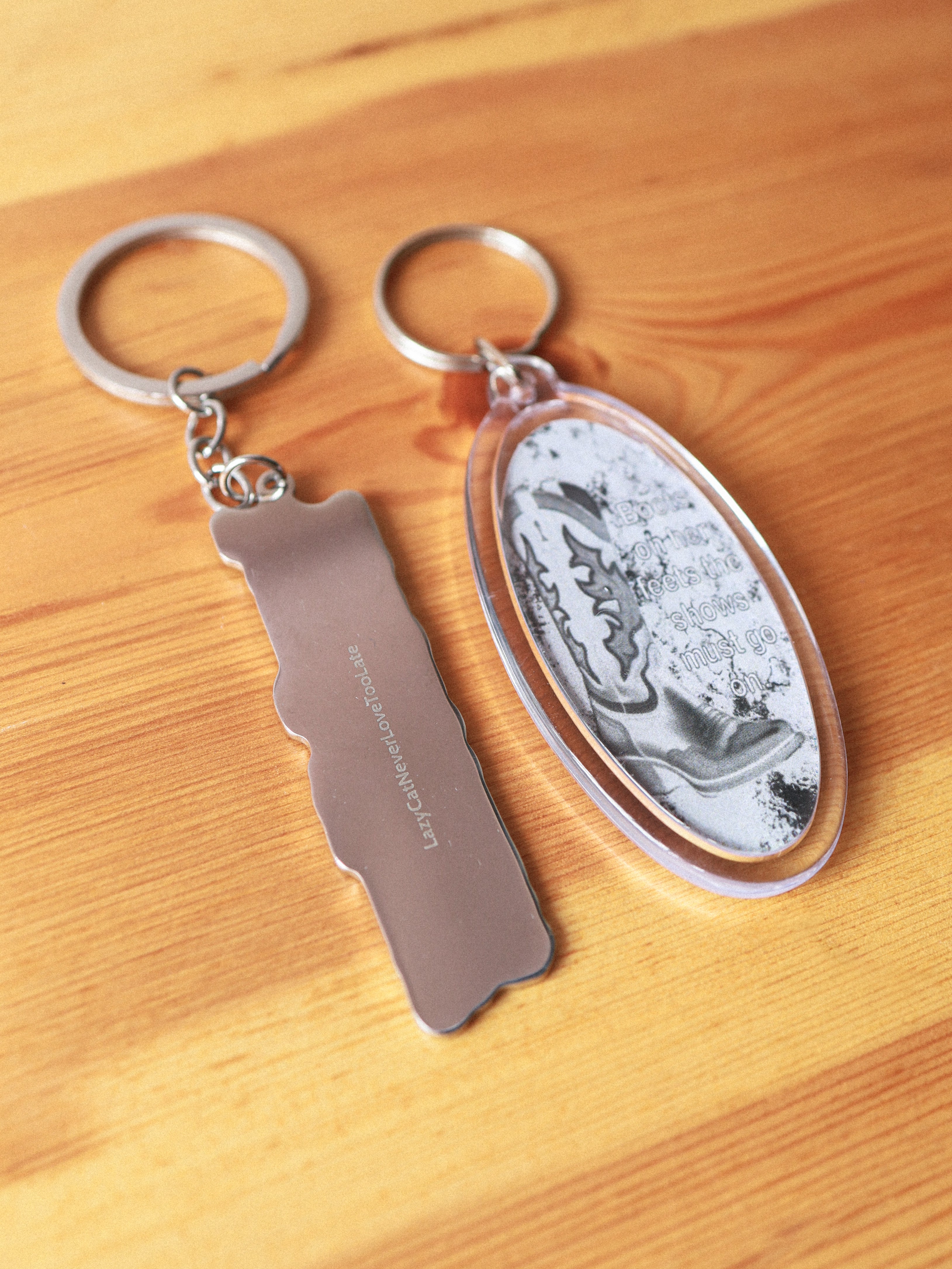 Lazy Cat Logo Key Chain set (Blue)