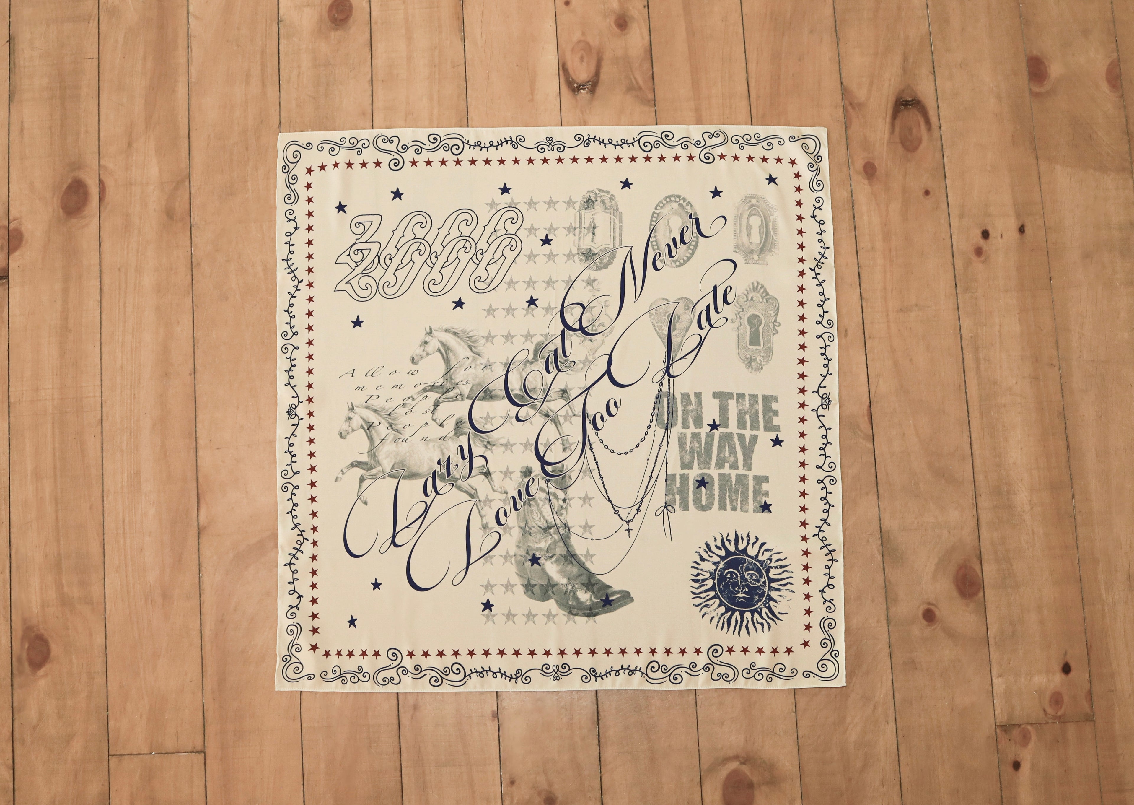 "Way Back Home" Scarf Yellow