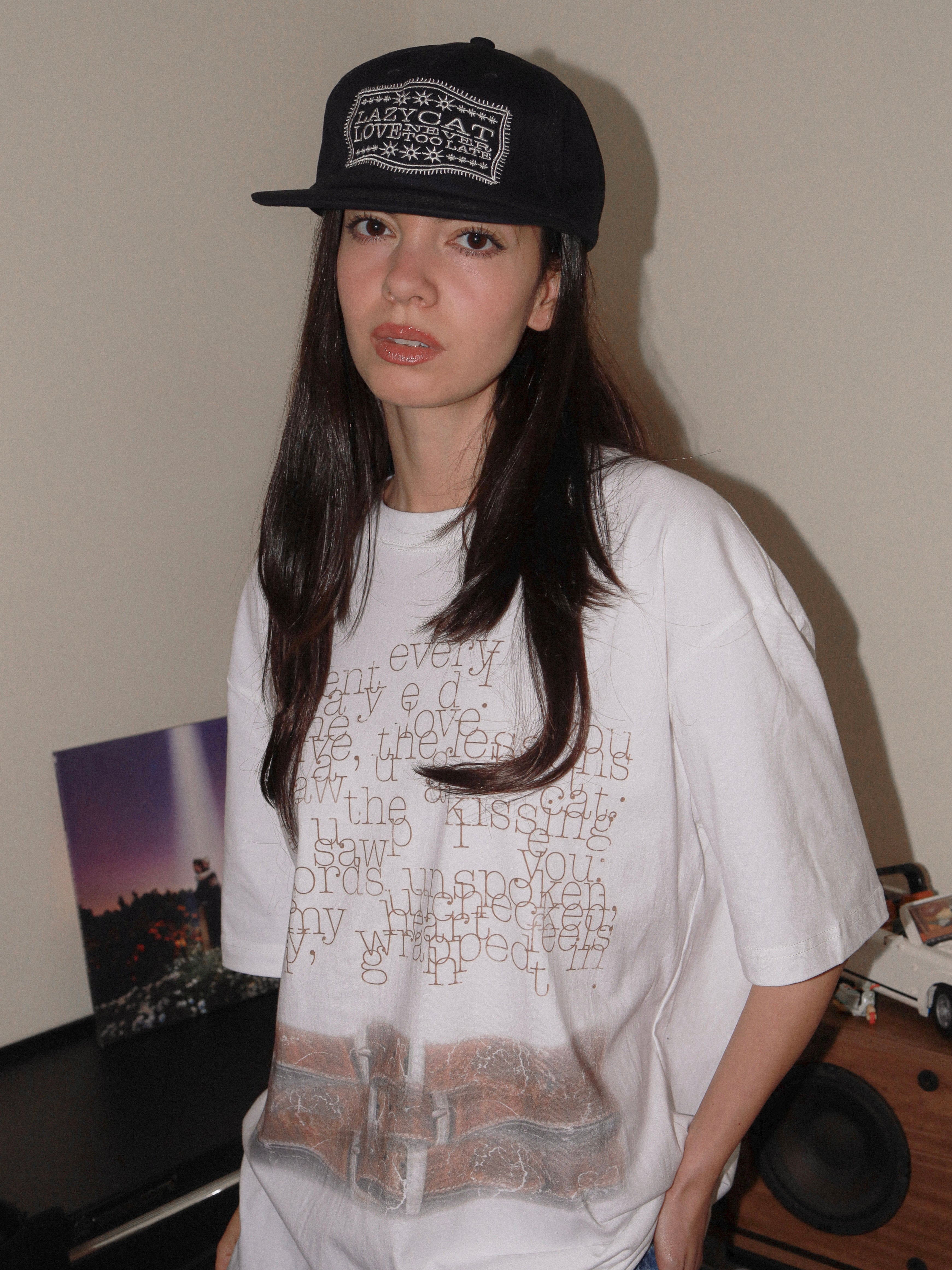 Lazy Cat Logo Cap Navy