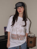 Poem Belt Tee White