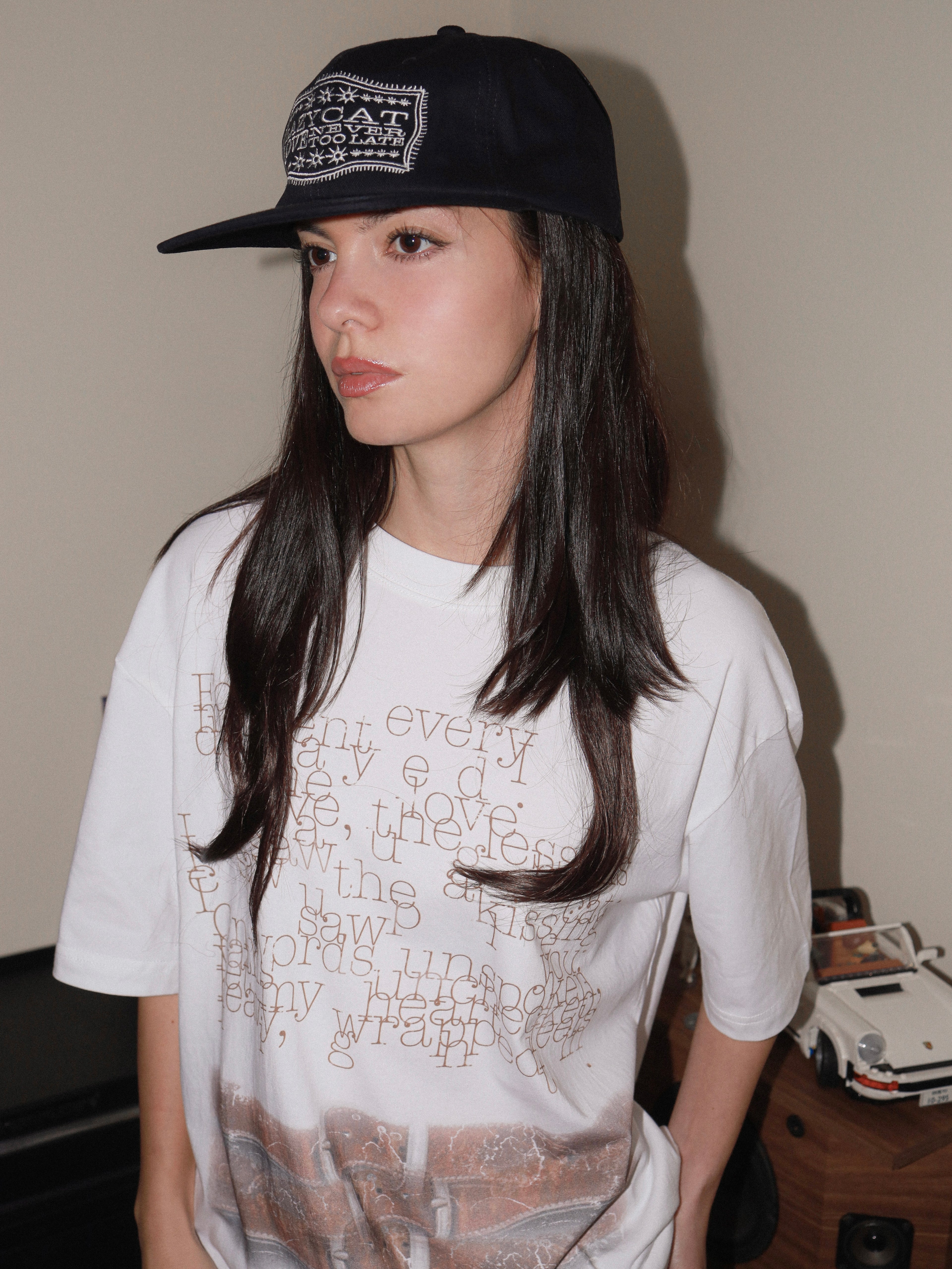 Lazy Cat Logo Cap Navy