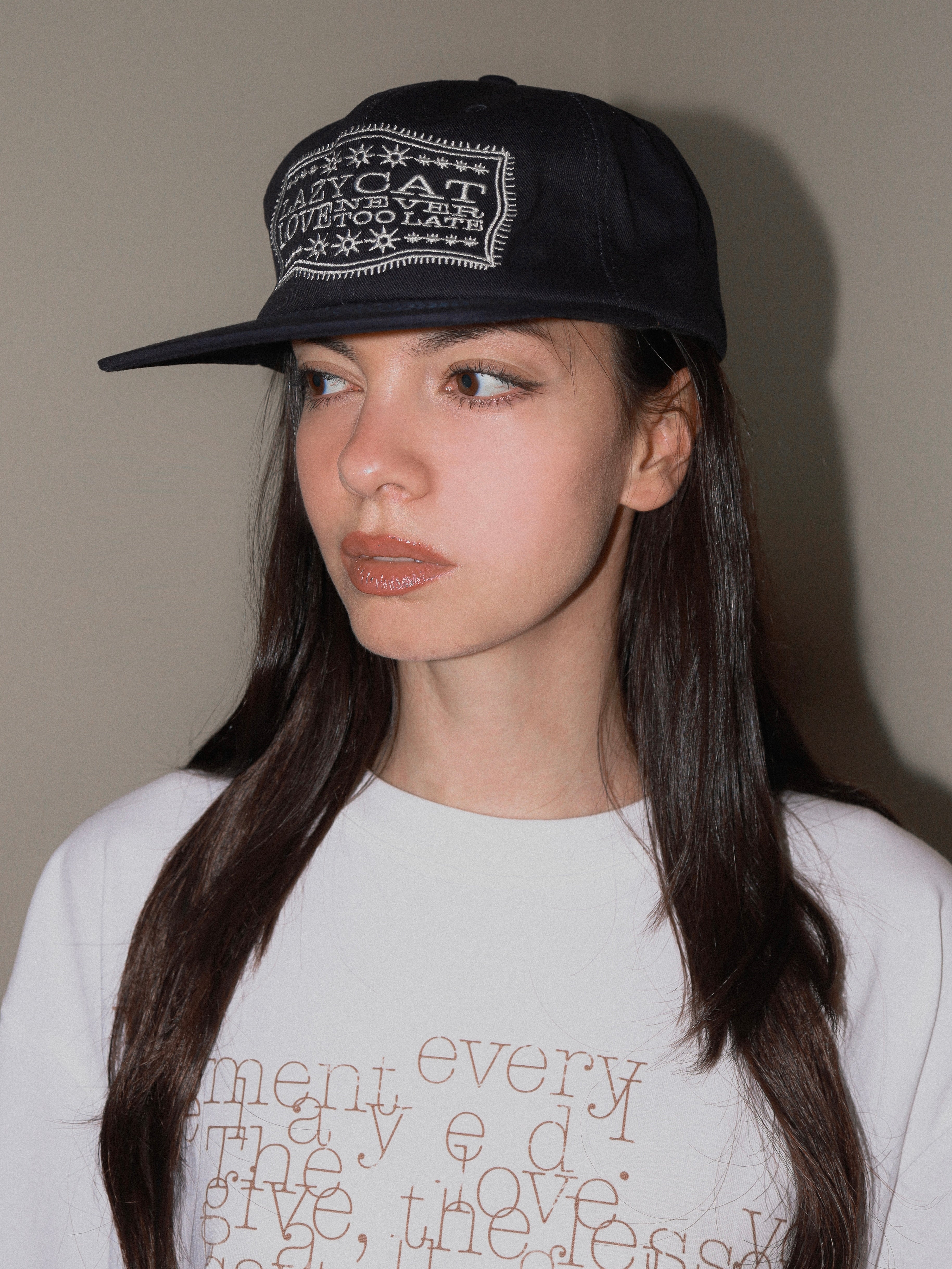 Lazy Cat Logo Cap Navy