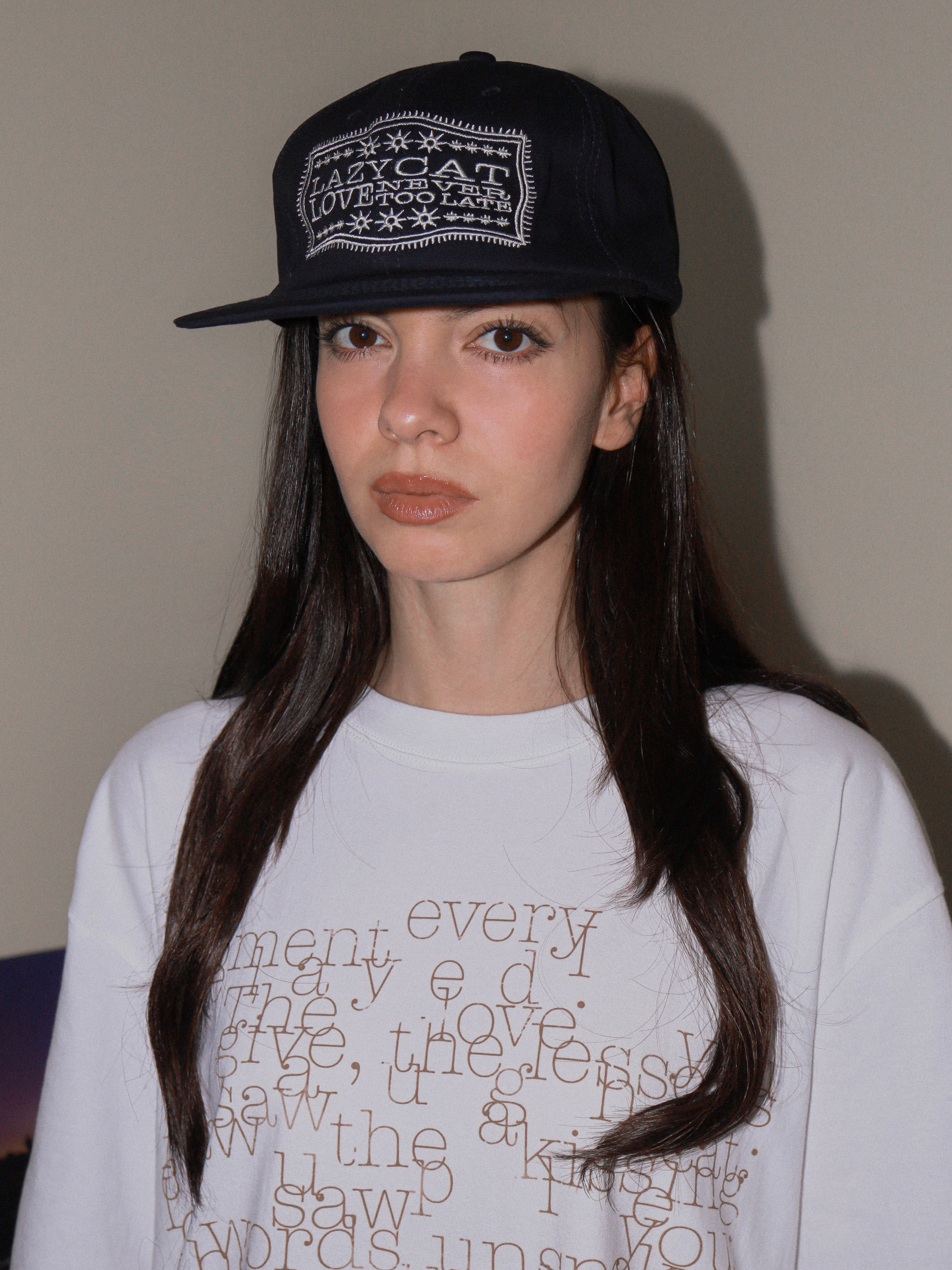 Lazy Cat Logo Cap Navy
