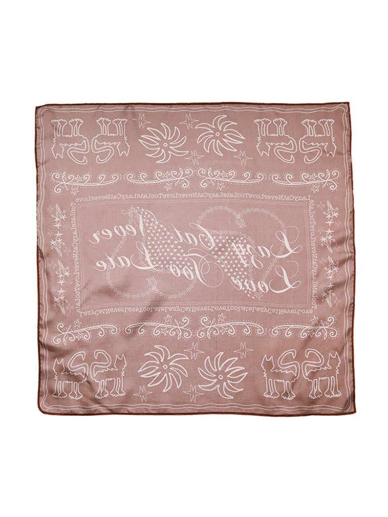 Red Heart Scarf Deep Red