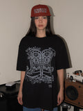 Lazy Cat Boots Tee Black