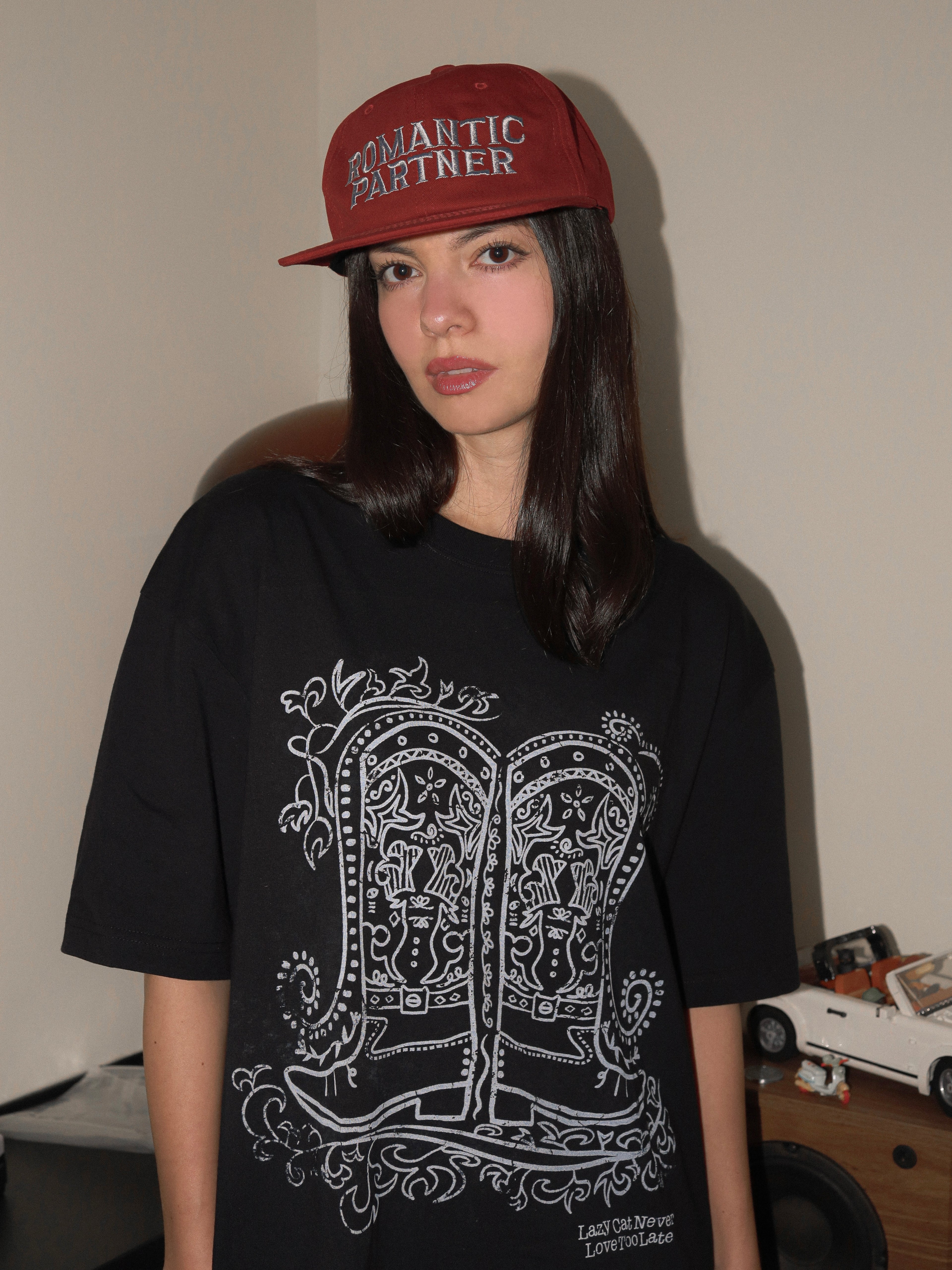 Romantic Partner Cap Burgundy
