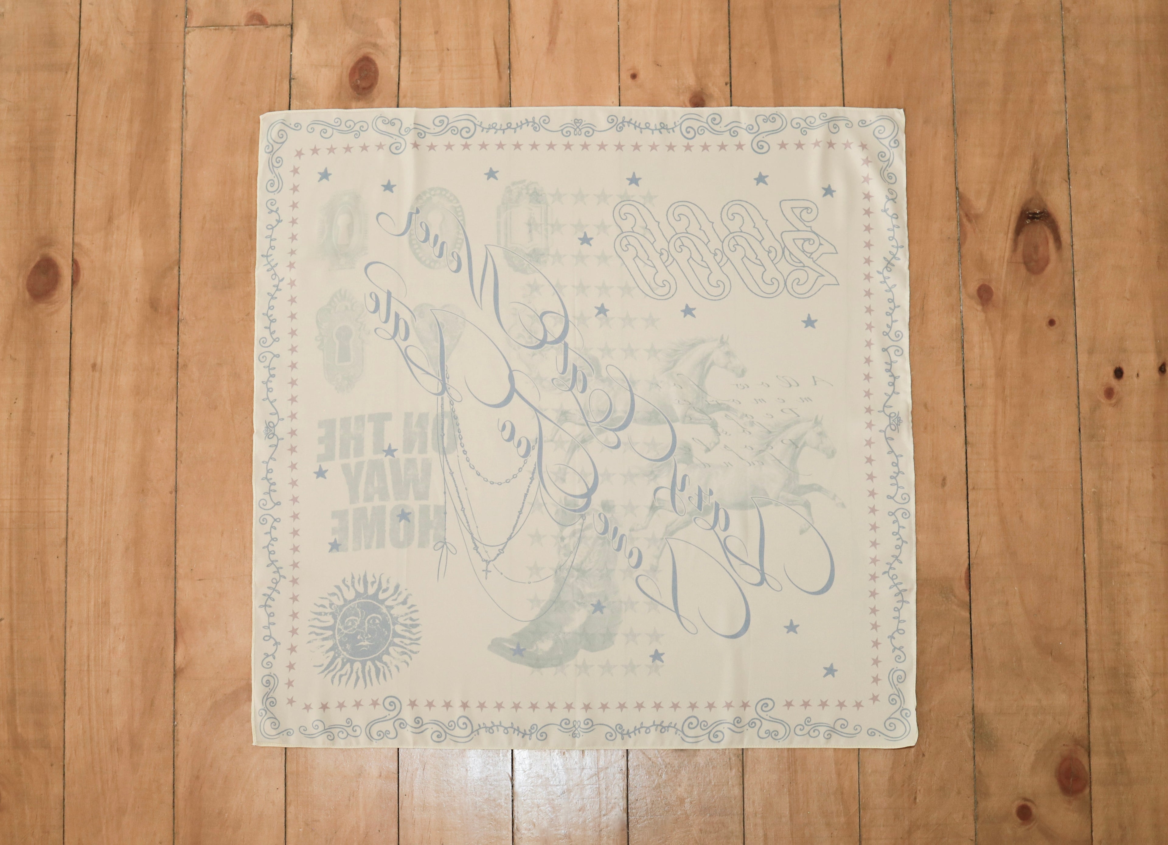 "Way Back Home" Scarf Yellow