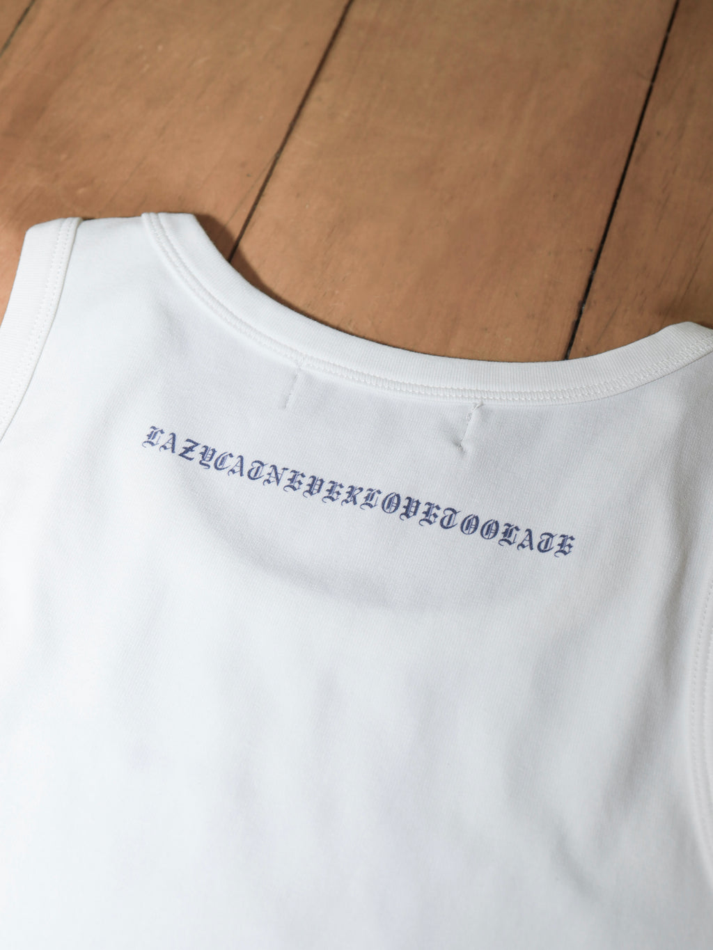 "Sensitive Soul" Sleeveless White