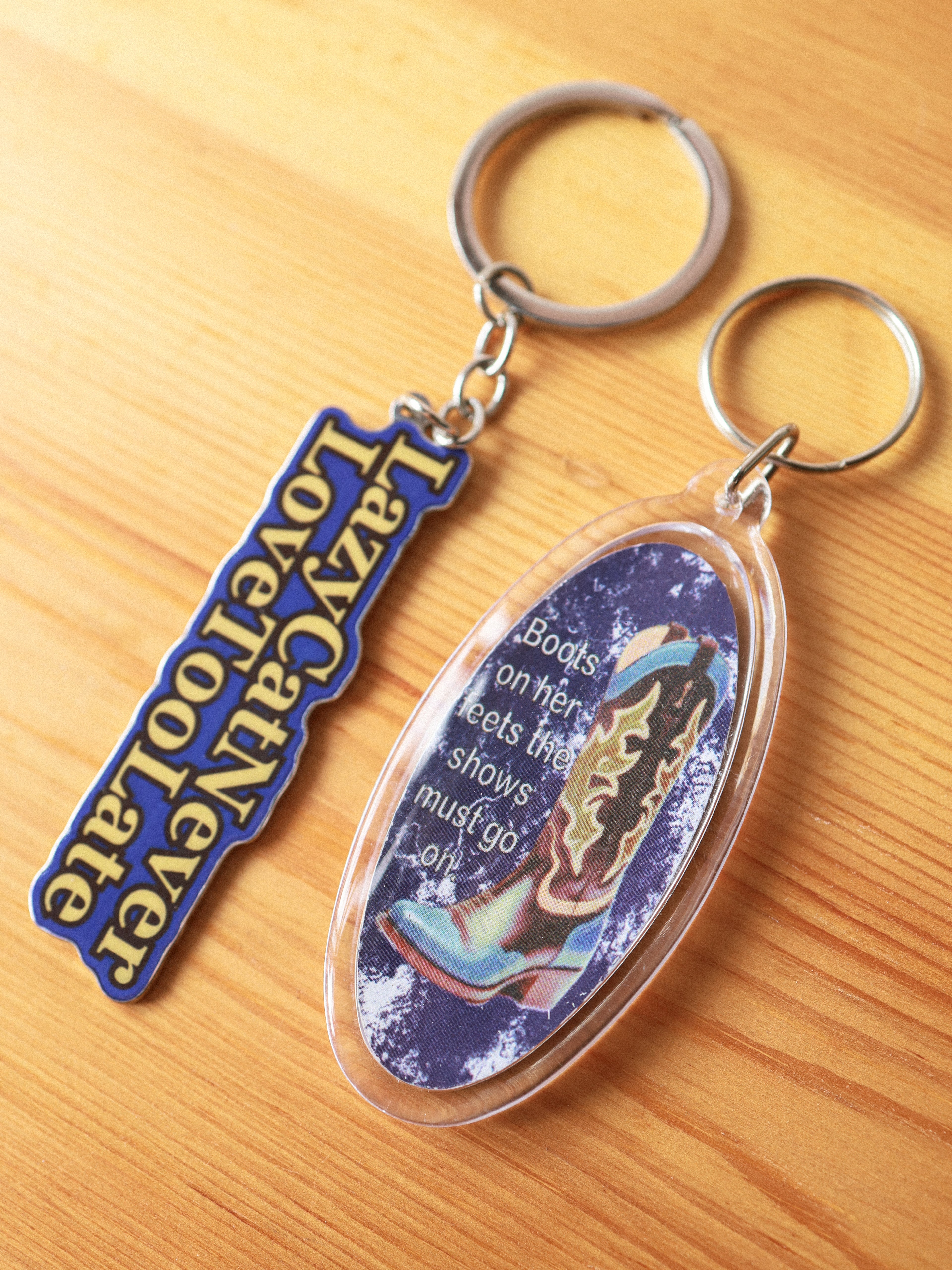 Lazy Cat Logo Key Chain set (Blue)