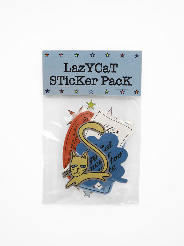 Lazy Cat Sticker Pack A