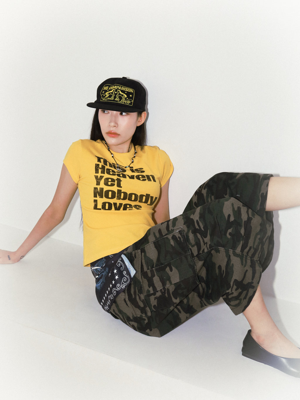 "This Is Heaven Yet Nobody Loves" Tee Yellow