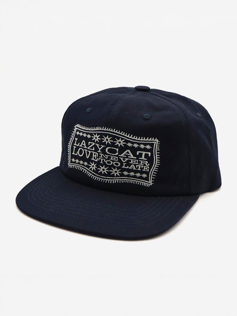 Lazy Cat Logo Cap Navy