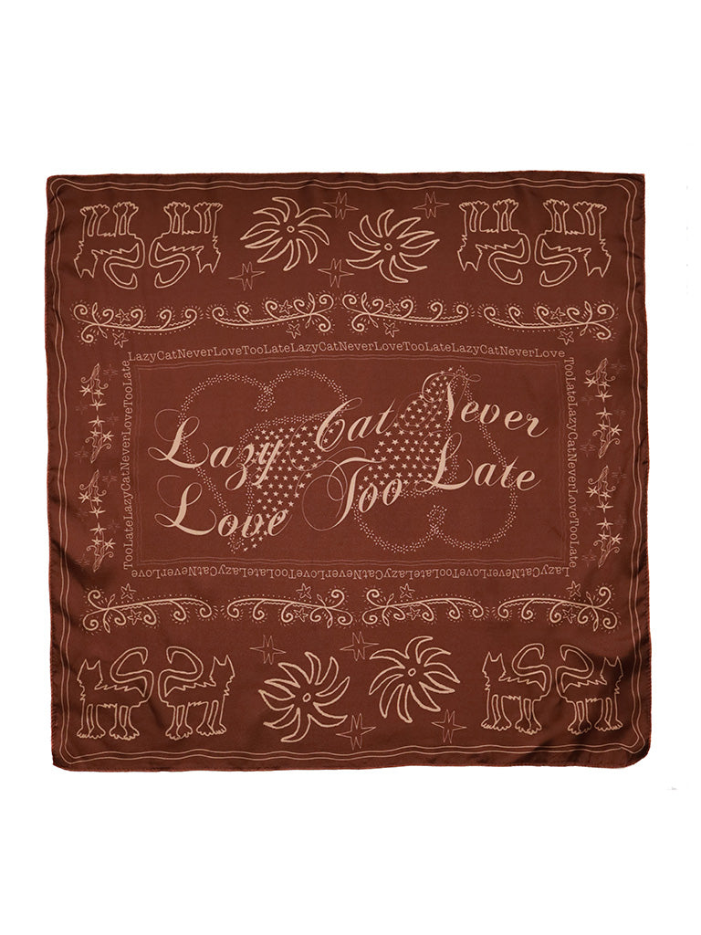Red Heart Scarf Deep Red