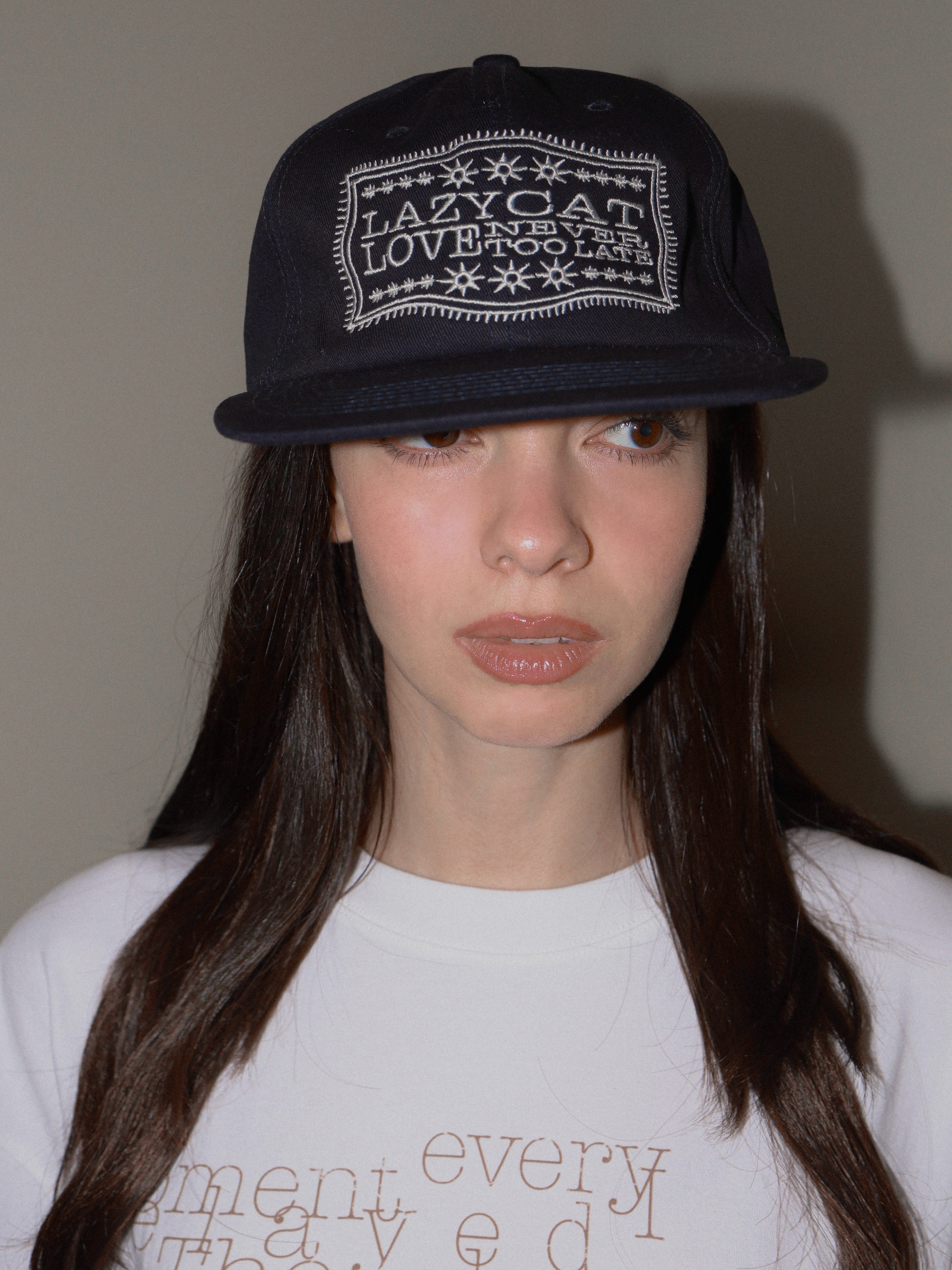 Lazy Cat Logo Cap Navy