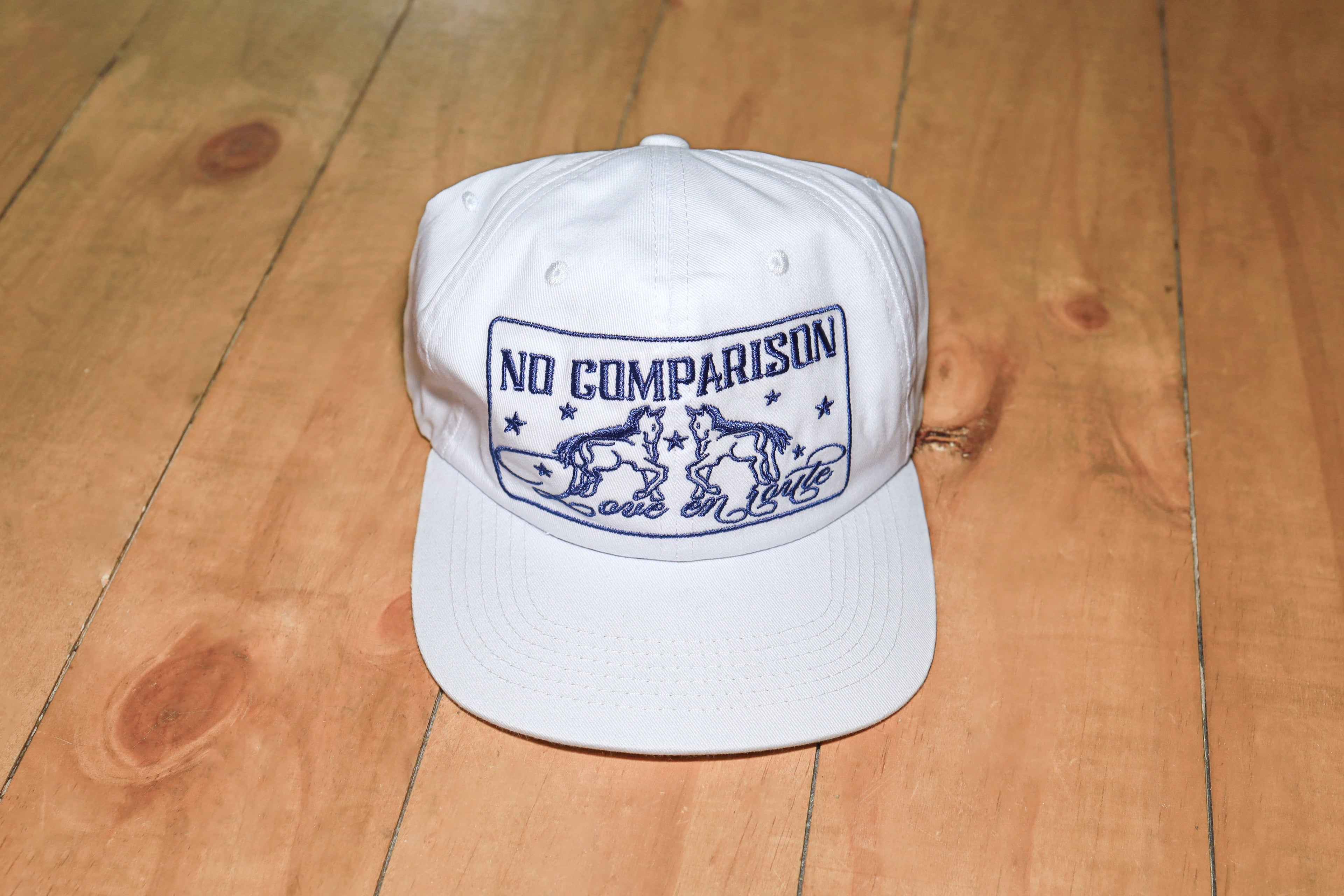 "No Comparison" Cap White