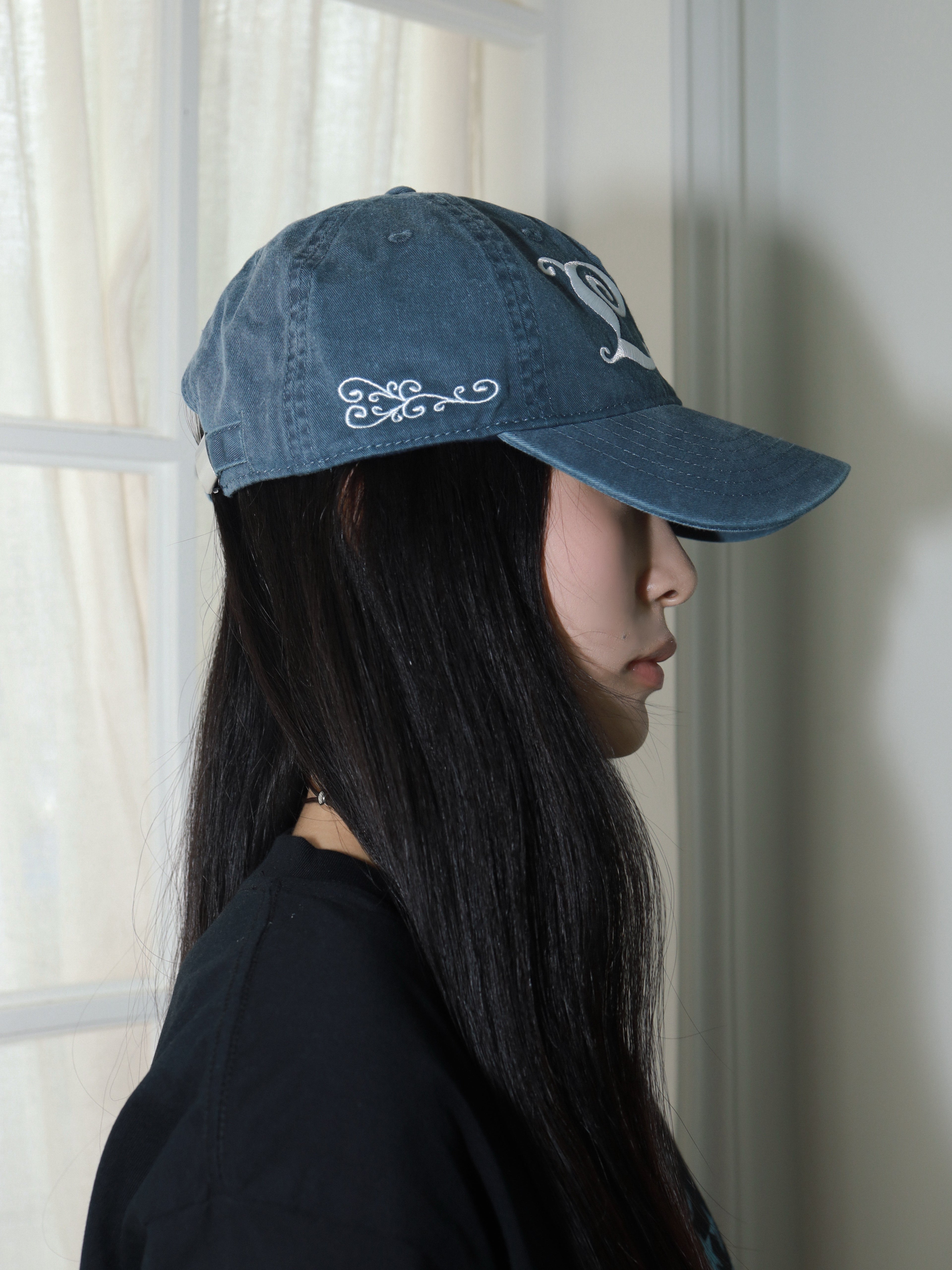 LC Logo Cap Washed Blue