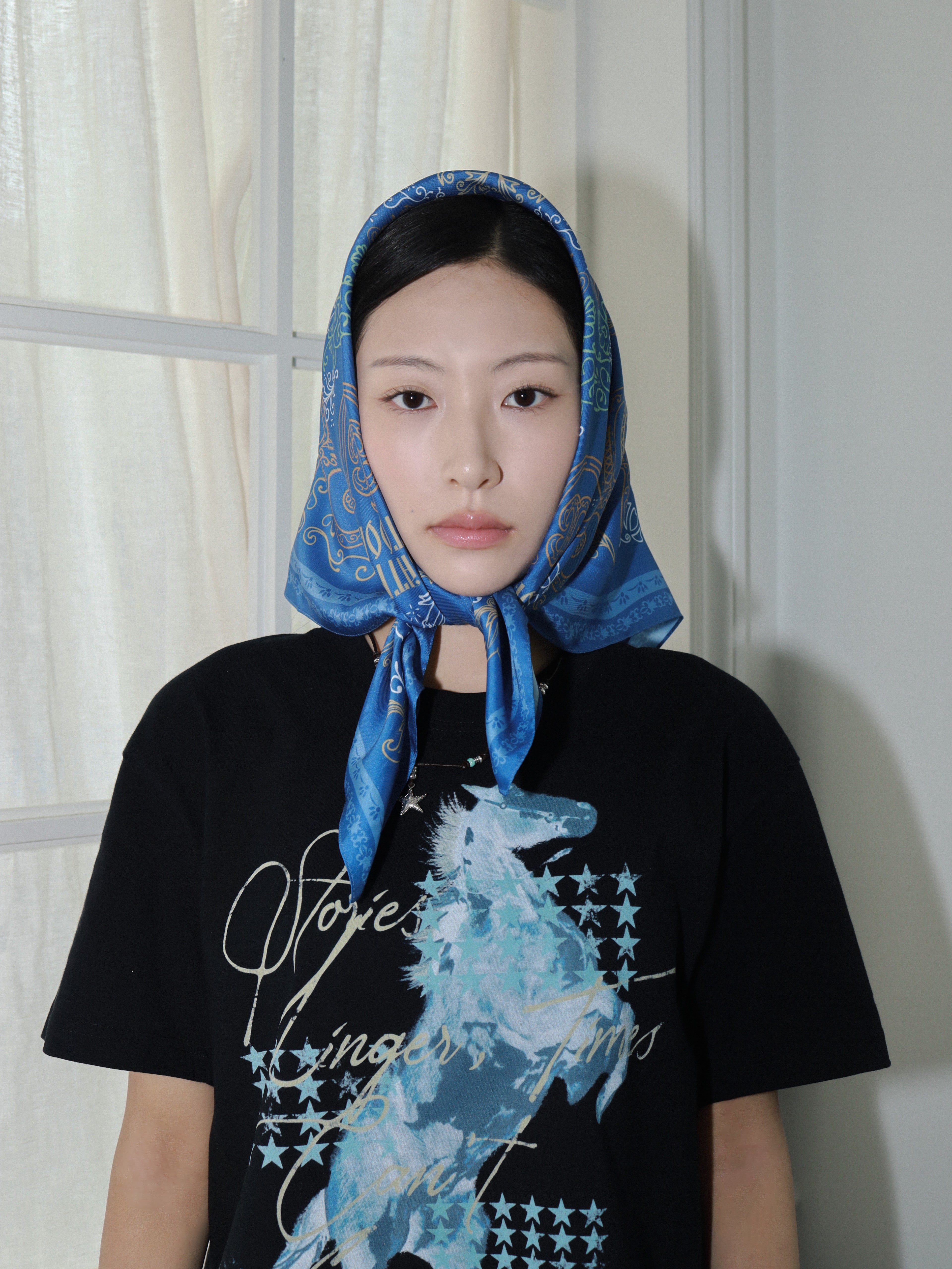 LC Totem Scarf Blue
