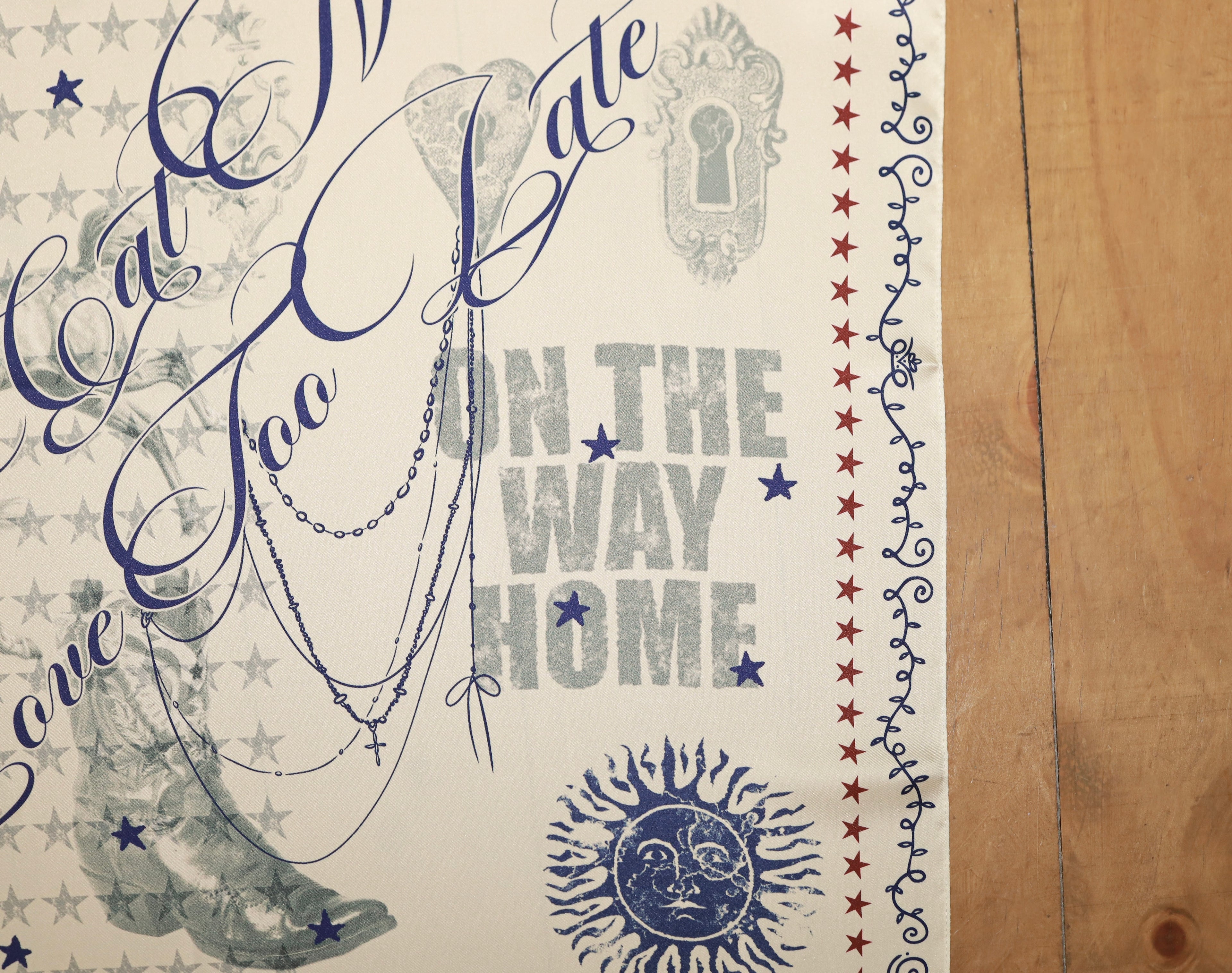 "Way Back Home" Scarf Yellow