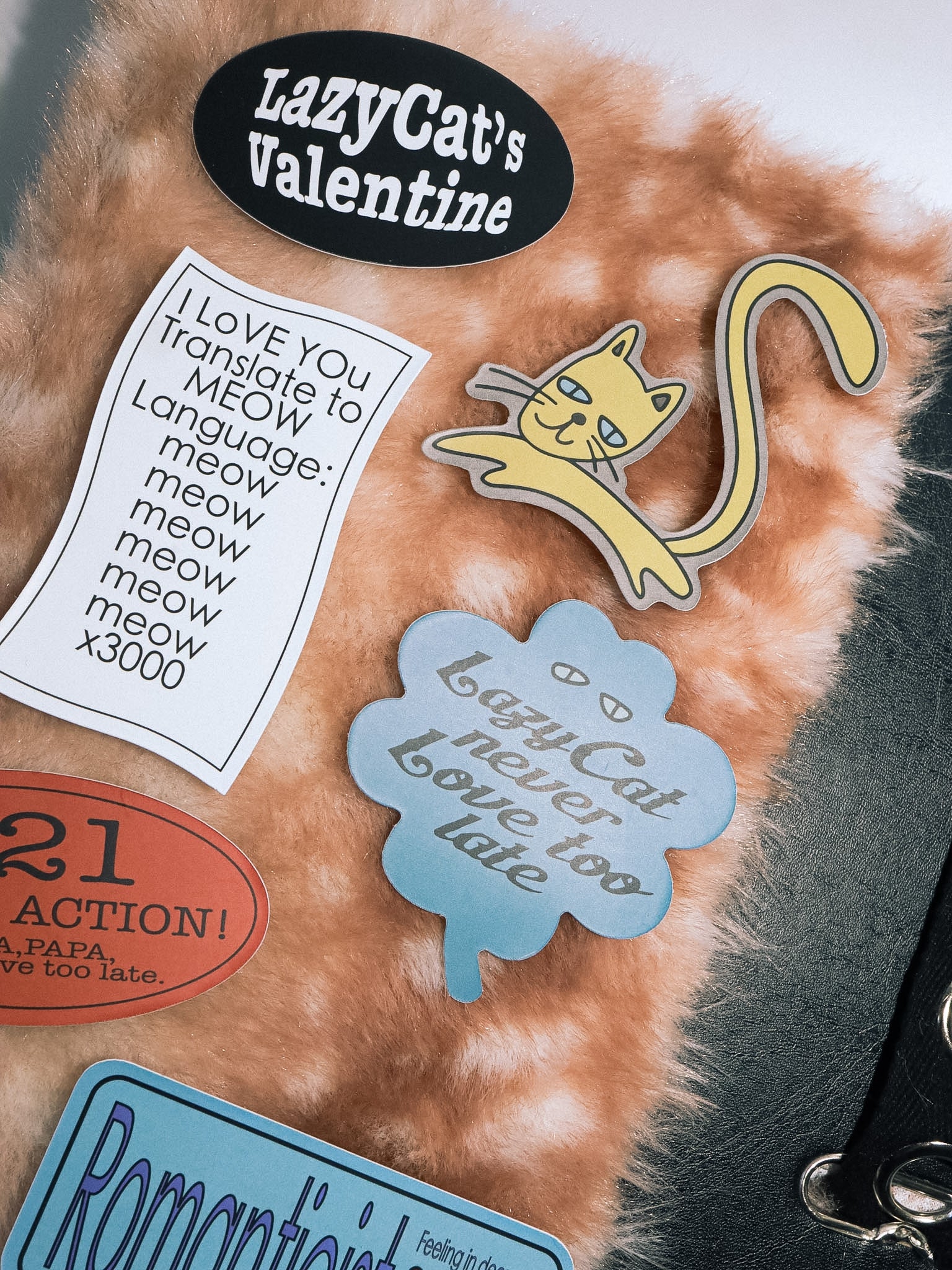 Lazy Cat Sticker Pack A