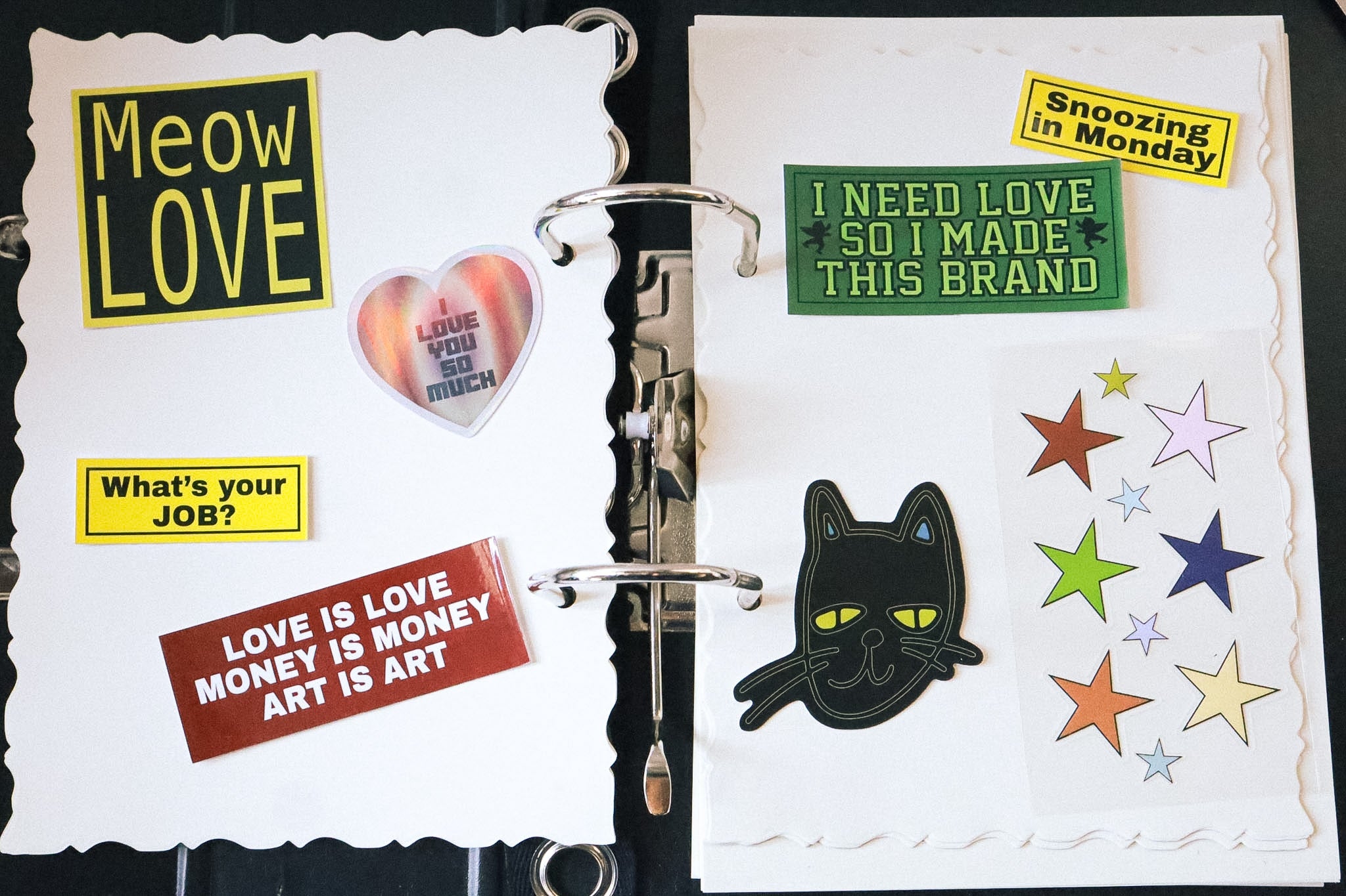Lazy Cat Sticker Pack B