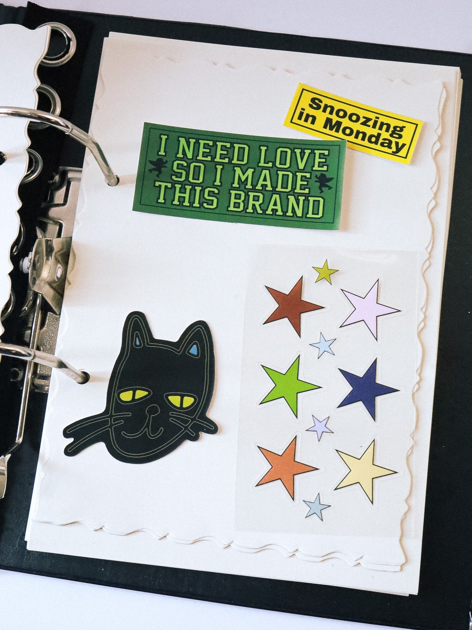 Lazy Cat Sticker Pack B